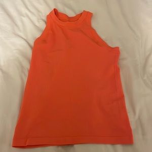Athleta Orange Renew Seamless Racerback Tank - Small